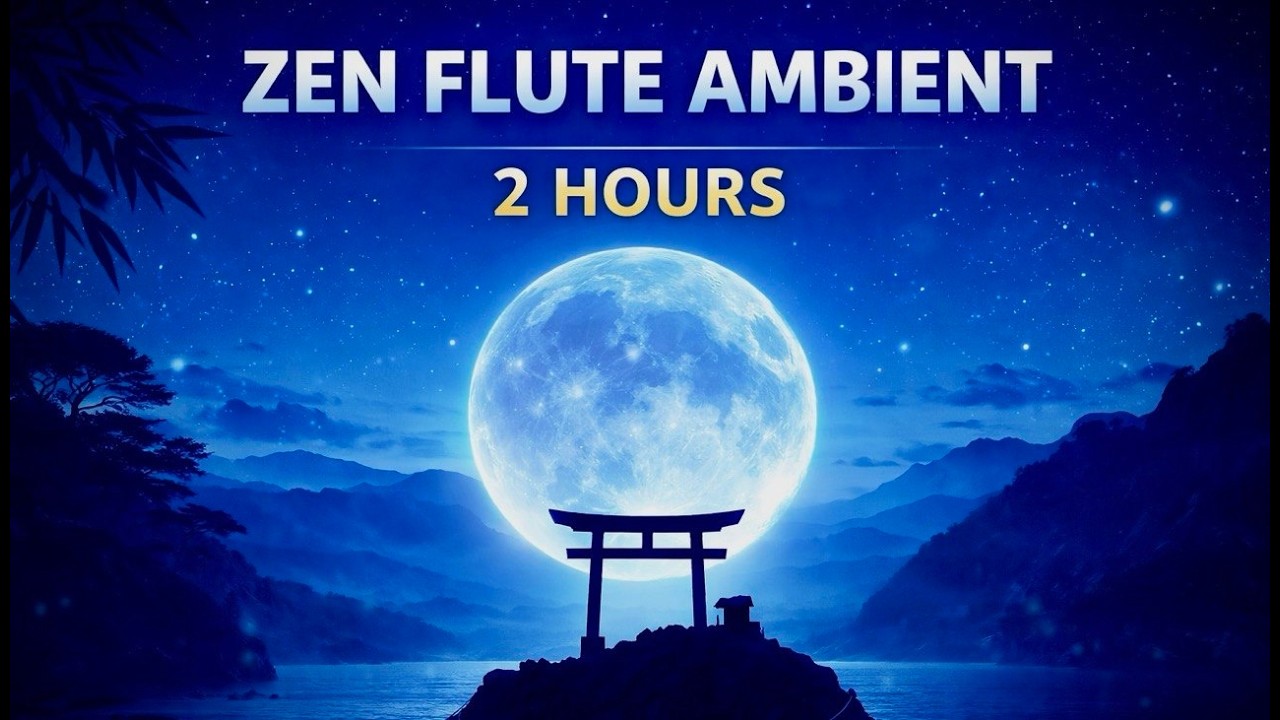 2 Hours Zen Flute Ambient | Calm Mind & Deep Focus