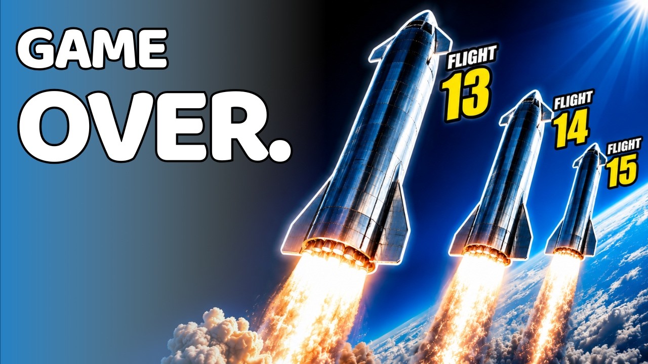 Срочно! Дорожная карта полетов Starship 13, 14, 15 и МАСШТАБНЫЙ орбитальный тепловой тест...