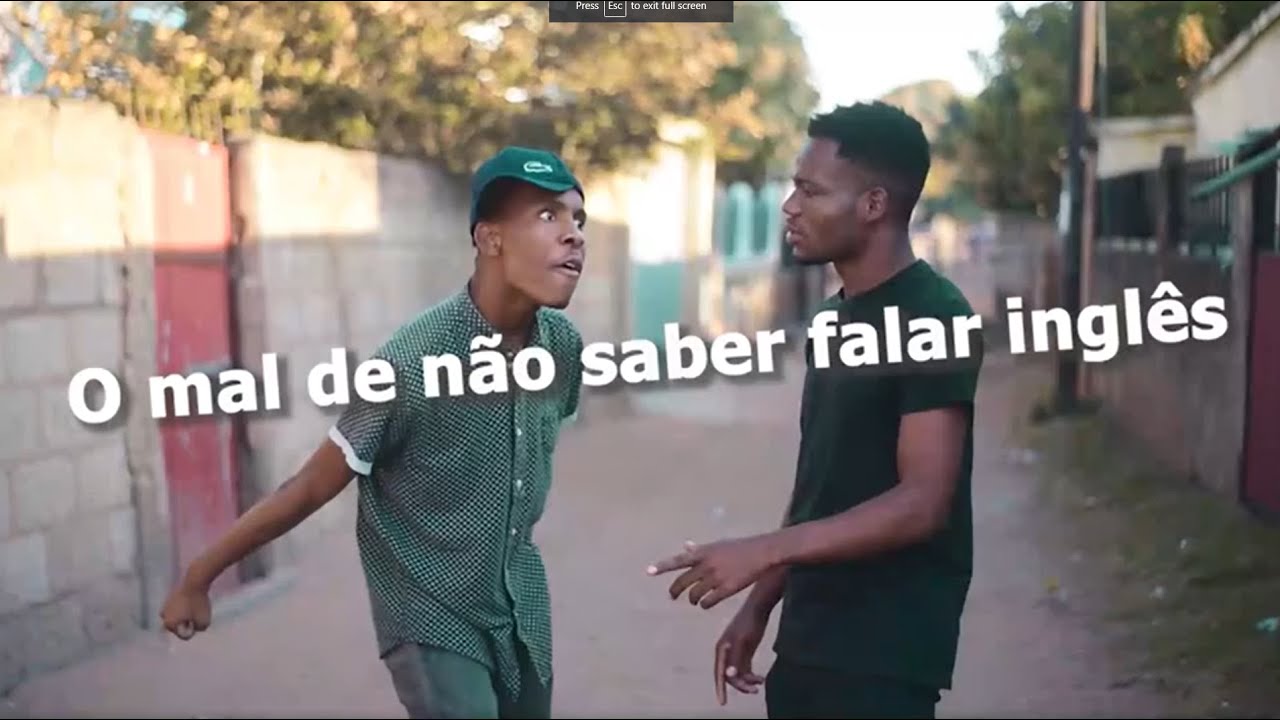 Quando não sabes falar Ingles