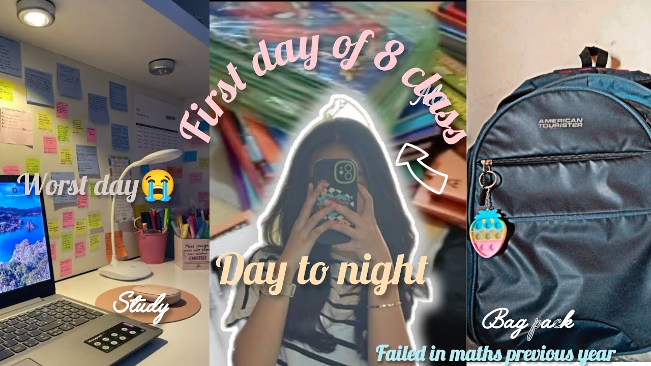 First day as a 8th grader ✨| day to night routine|CBSE 8th grader