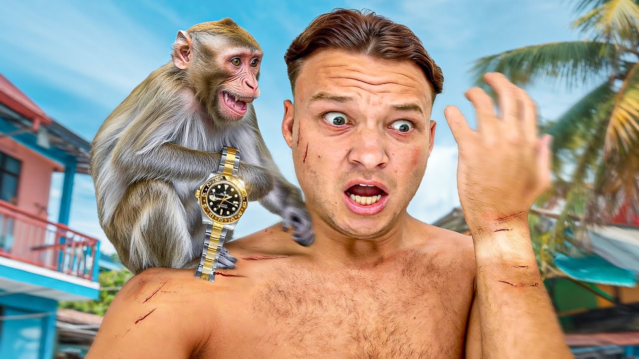 Monkey STEALS From Me In Thailand