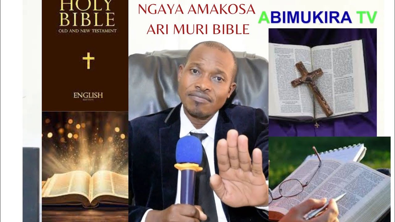 AMAKOSA MENSHI AGARAGARA MURI BIBLE KUVUGURUZANYA/Nibande babyihishe inyuma?YIYEMEJE KUBAVUGA