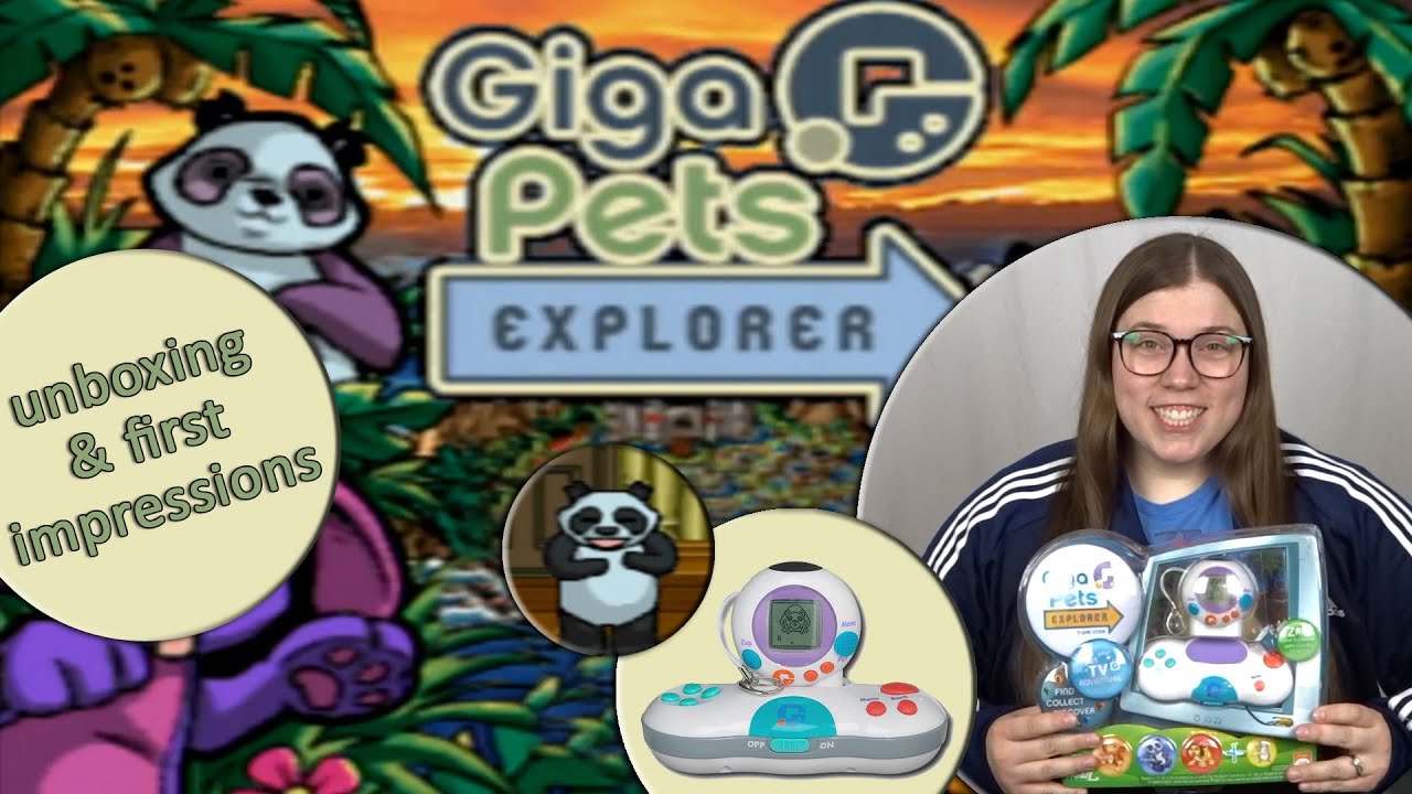 GIGA PETS Explorer TV Game System Unboxing & First Impressions 🐼🎮✨ | PandaBunny