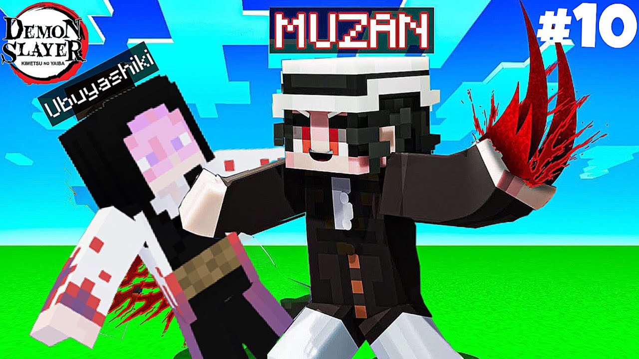 RIP Master Ubuyashiki !! Demon Slayer Minecraft #10....മലയാളം!!!