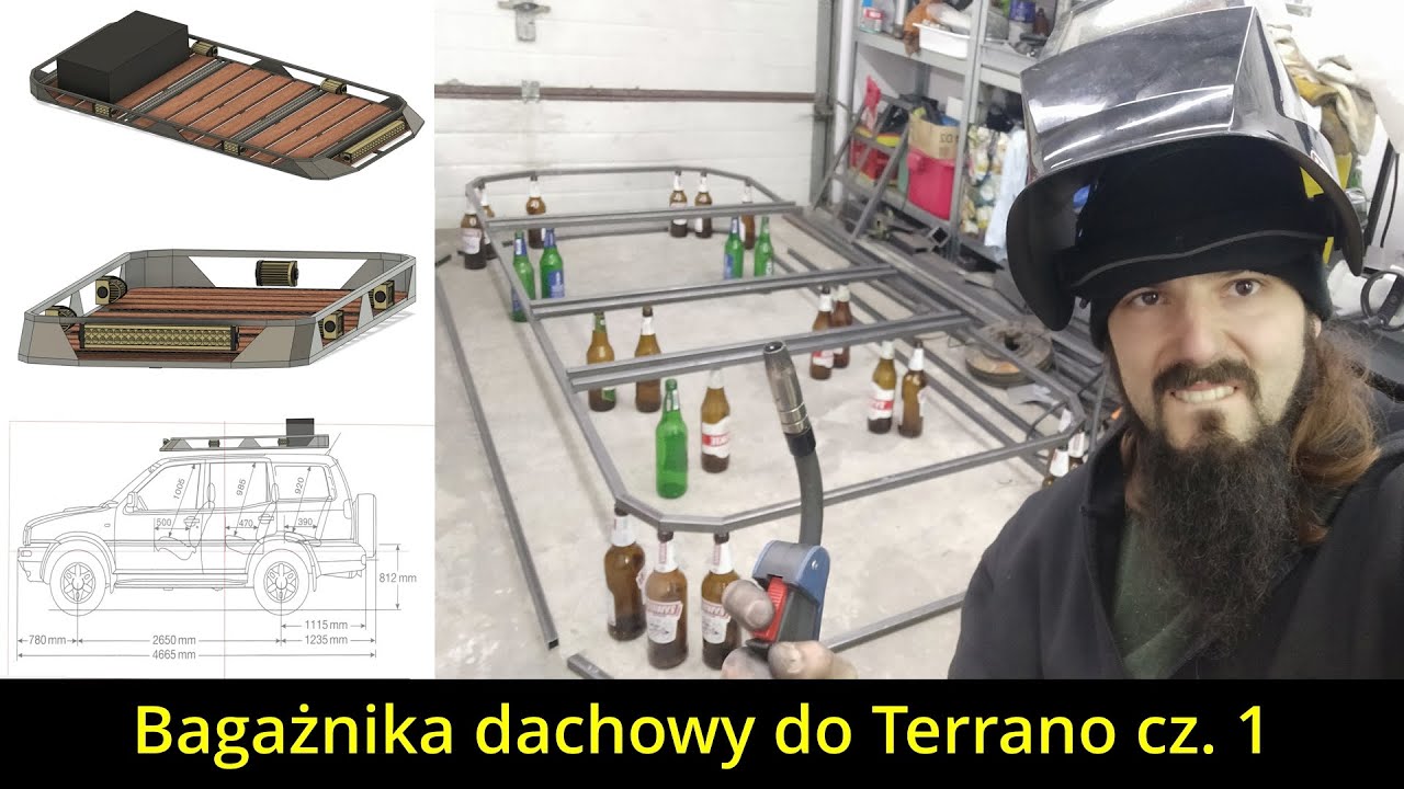 [Nissan Terrano 2] Bagażnika dachowy w trakcie produkcji :)