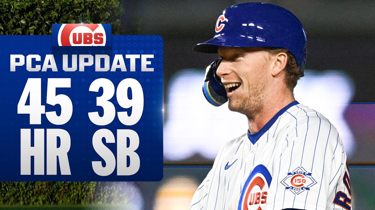 Pete Crow-Armstrong is now ONLY 1 STEAL AWAY from a HISTORIC 40/40 SEASON! 😱 | MLB Highlights