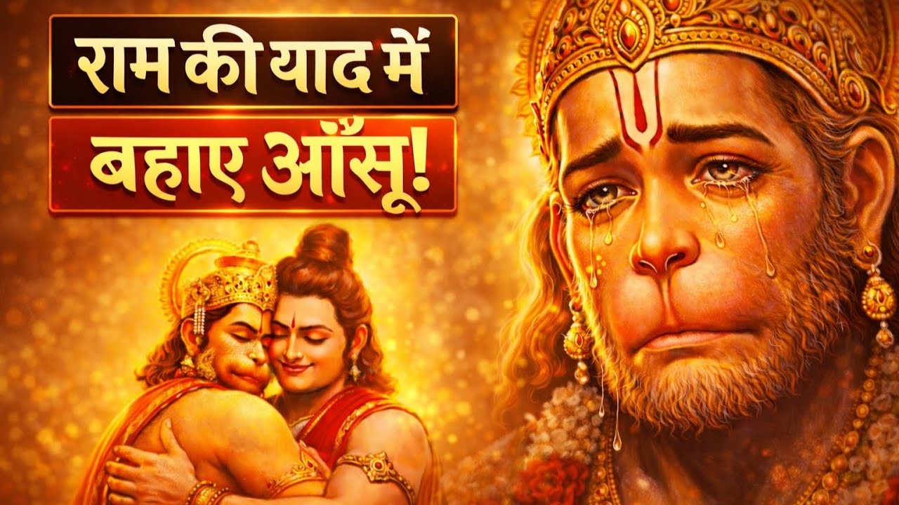🚩 जब हनुमान रो पड़े राम के लिए | Jab Hanuman Ro Pade | Emotional Hanuman Bhajan 2026