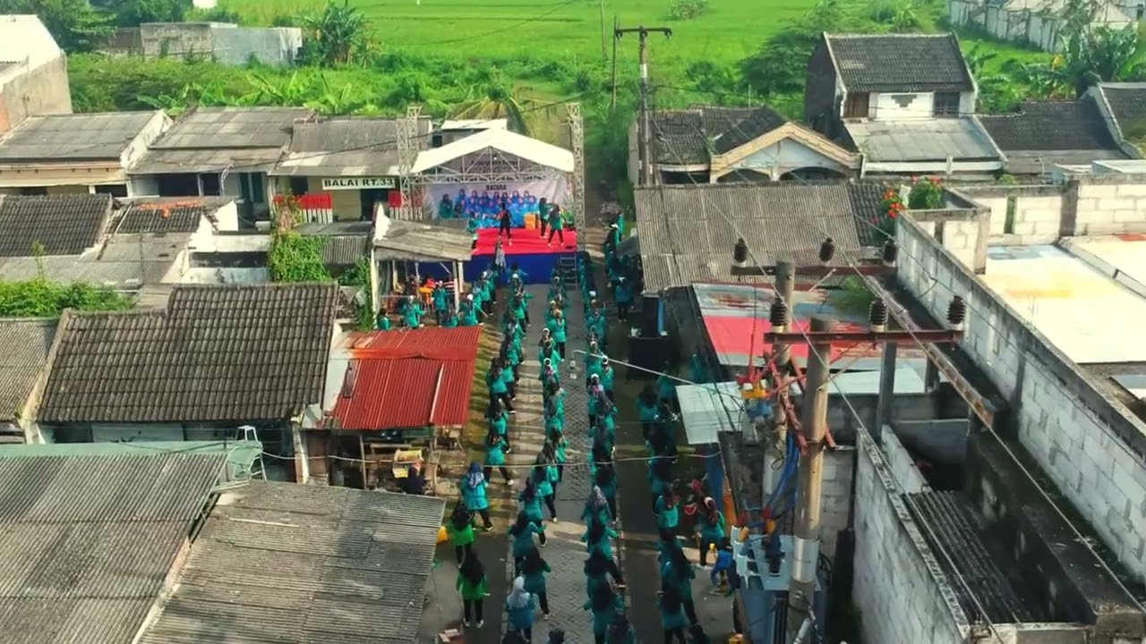 Proyek Drone DJI Spark // Senam Fatayat NU Se Kec Benjeng Gresik