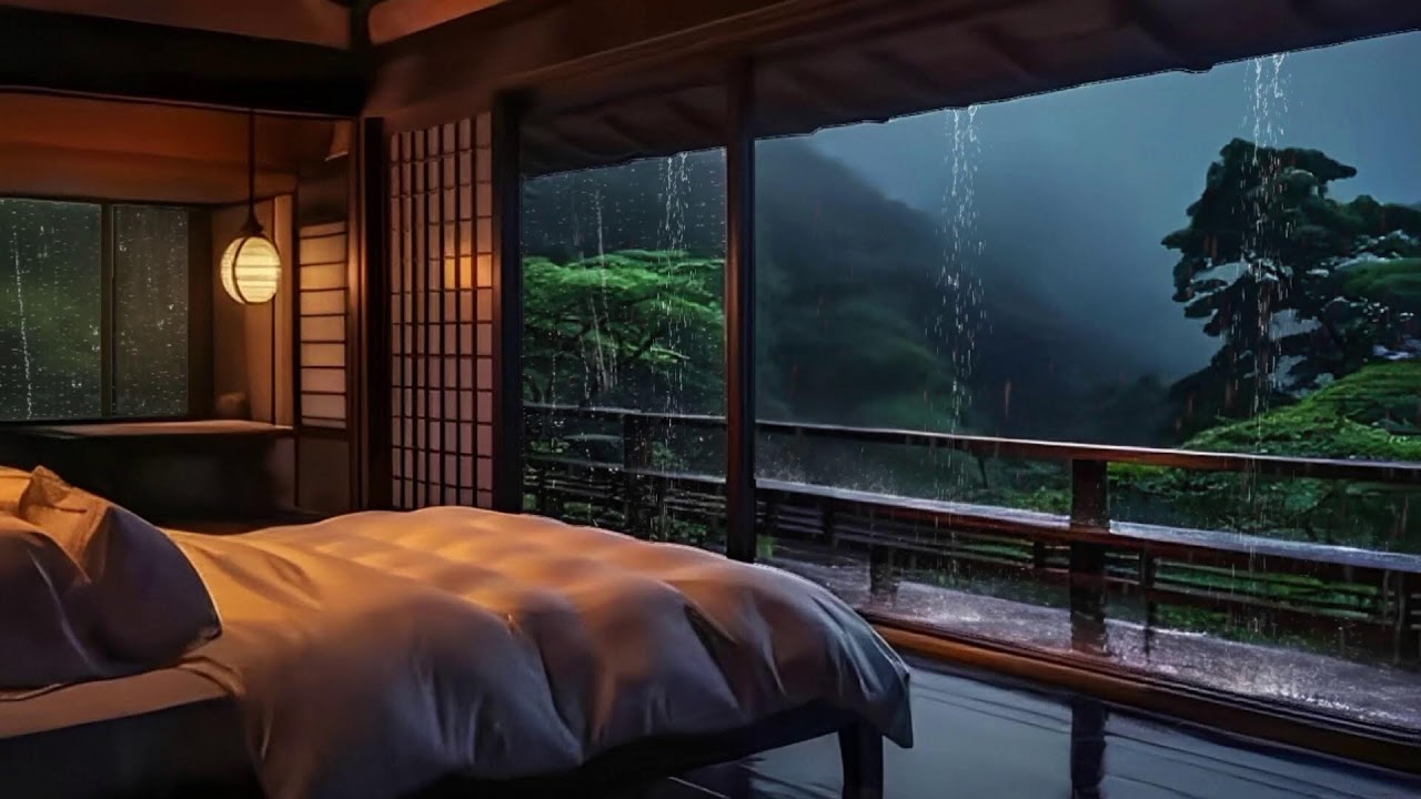 QUICK SLEEP GUARANTEED - Soft Music + Insomnia Cure | Rain Sounds for Relaxation
