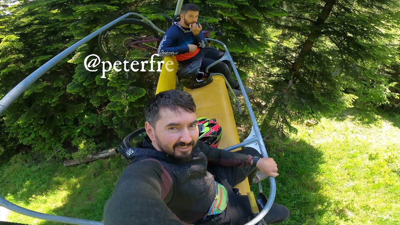 ROCKY TRAIL with @peterfreerider - BOROVETS BIKE PARK, BULGARIA
