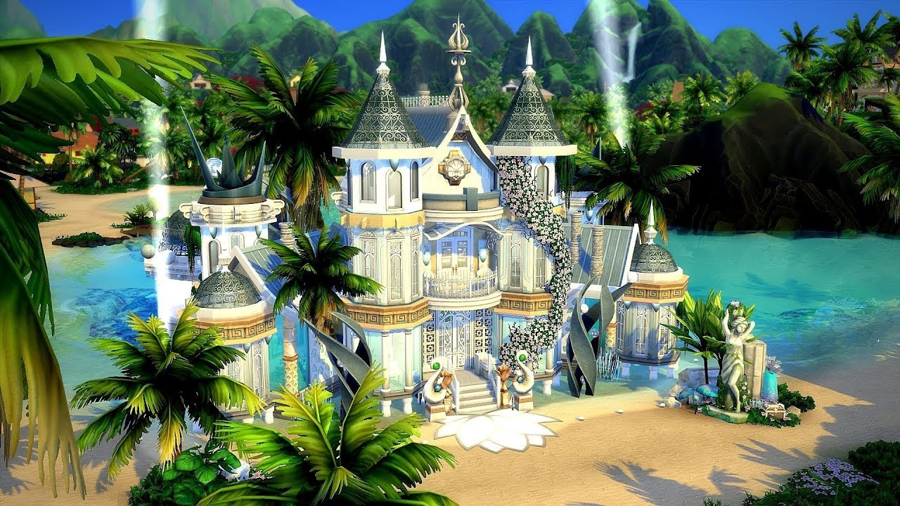 The Sims 4 || Speed Build || Mini Mermaid Palace