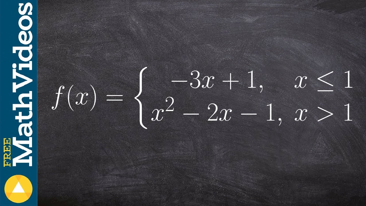 Learn how to determine if a piecewise function is continuous and differentiable