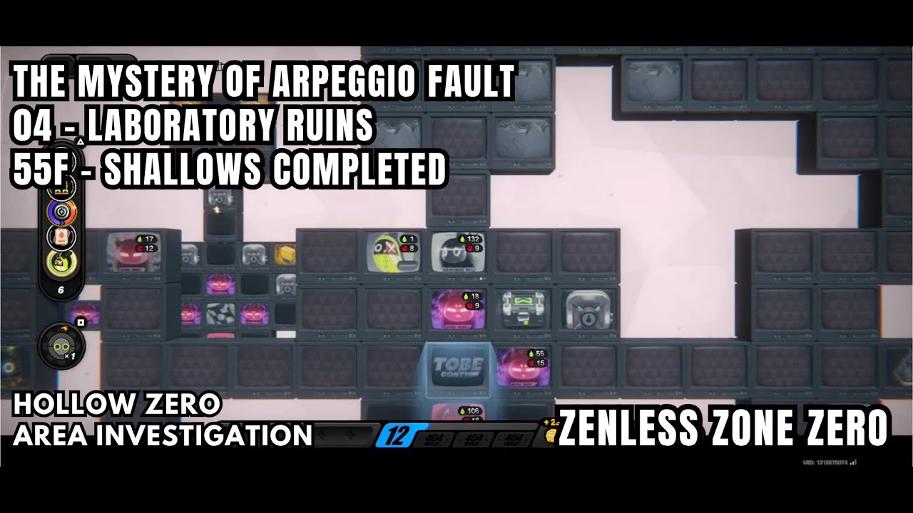 [Zenless Zone Zero Hollow Zero] The Mystery Of Arpeggio Fault - 04 Laboratory Ruins - 55F Shallows