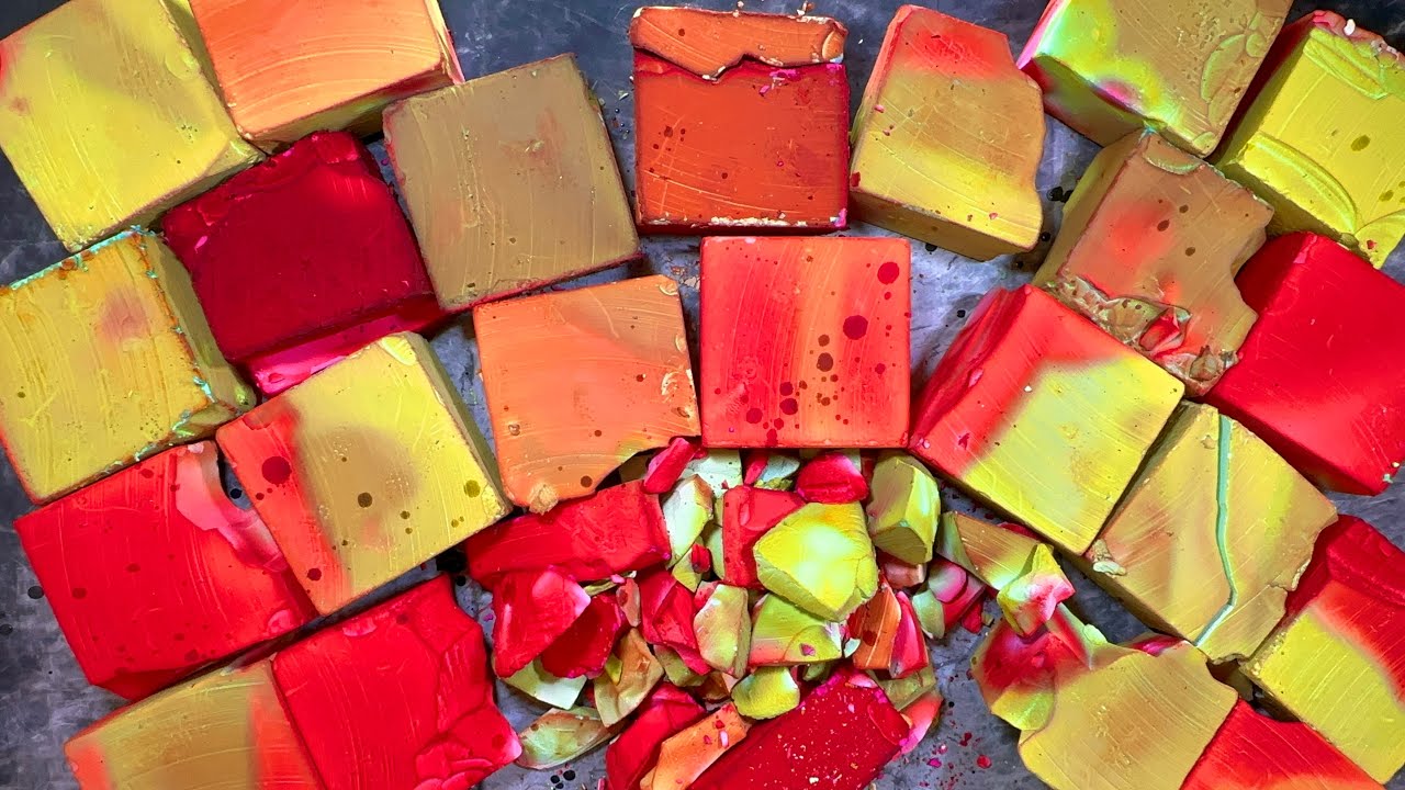 ASMR / Autumn Vibes Crunchy Chalk Blocks