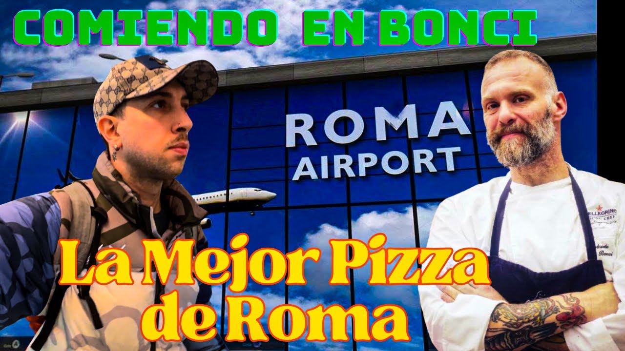 La Mejor pizza de Roma en un Aeropuerto🇮🇹