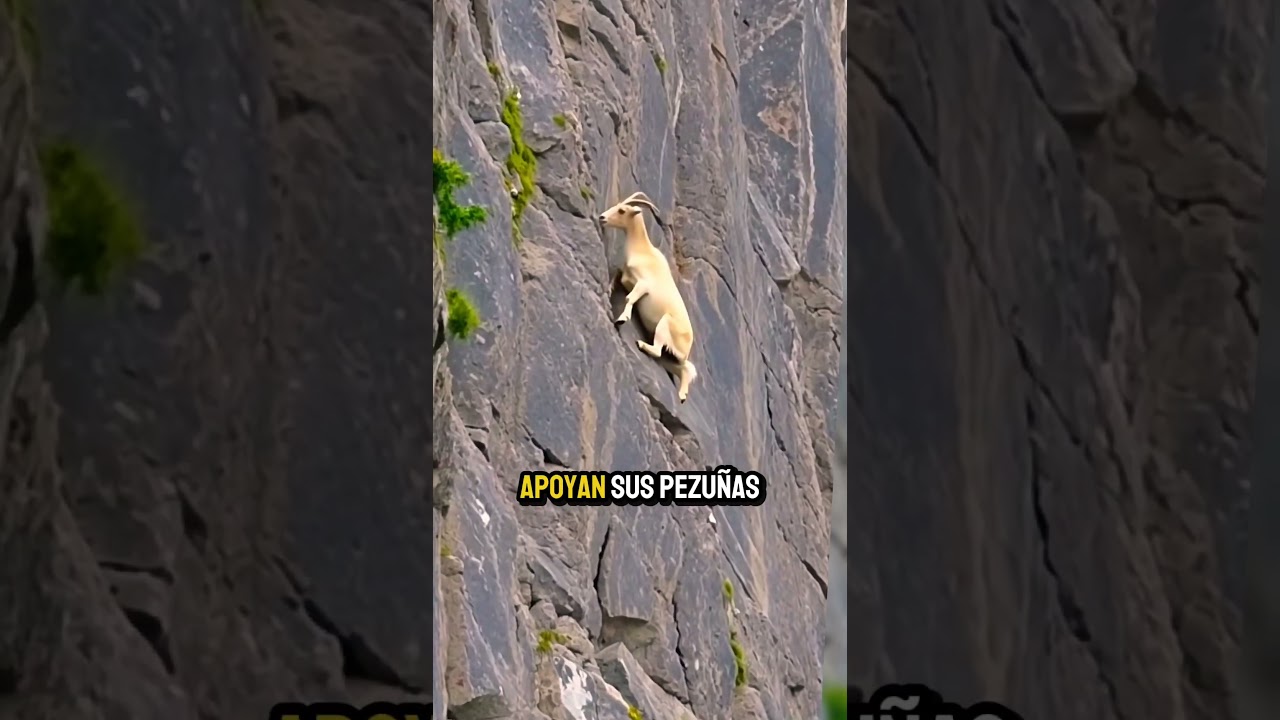 C&oacute;mo logran las cabras caminar por paredes verticales?