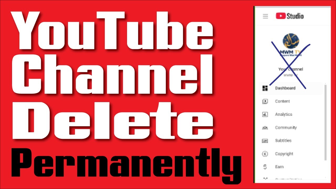 How to delete YouTube channel 2025 | Delete YouTube channel Permanently 2025