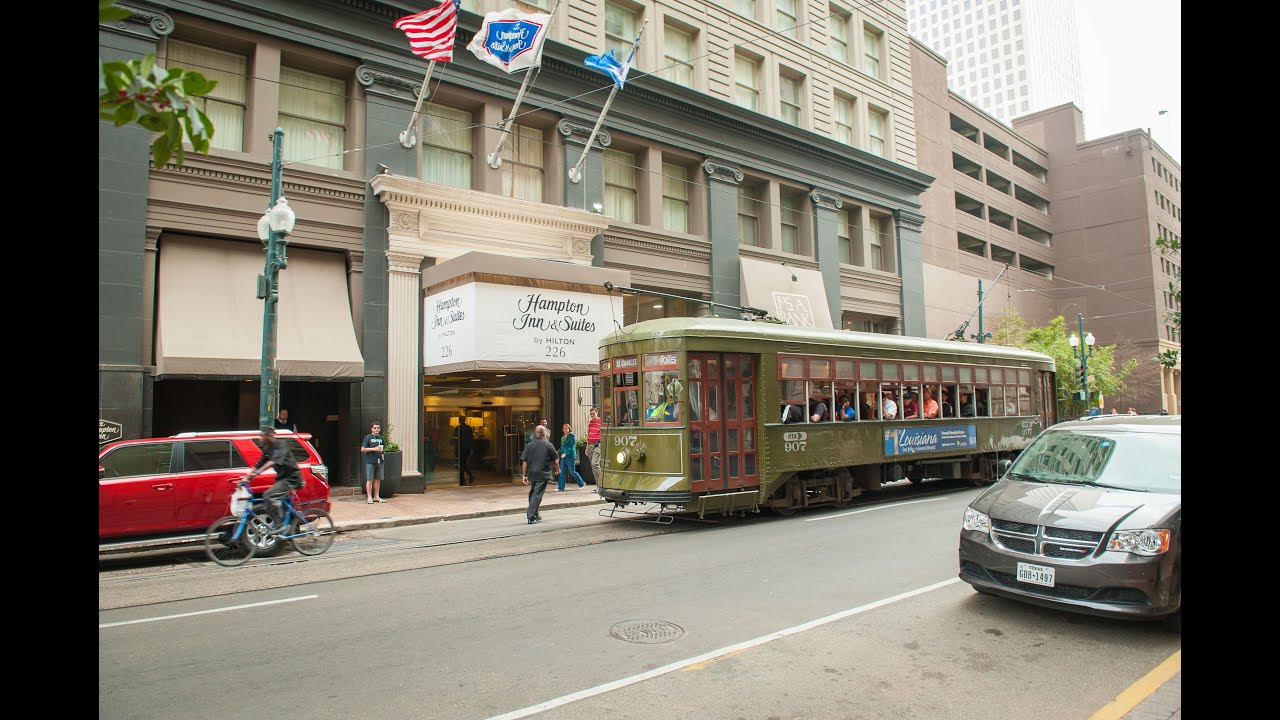 Hampton Inn & Suites New Orleans Downtown | Lobby & Amenities Tour (Breakfast + Fitness Center)