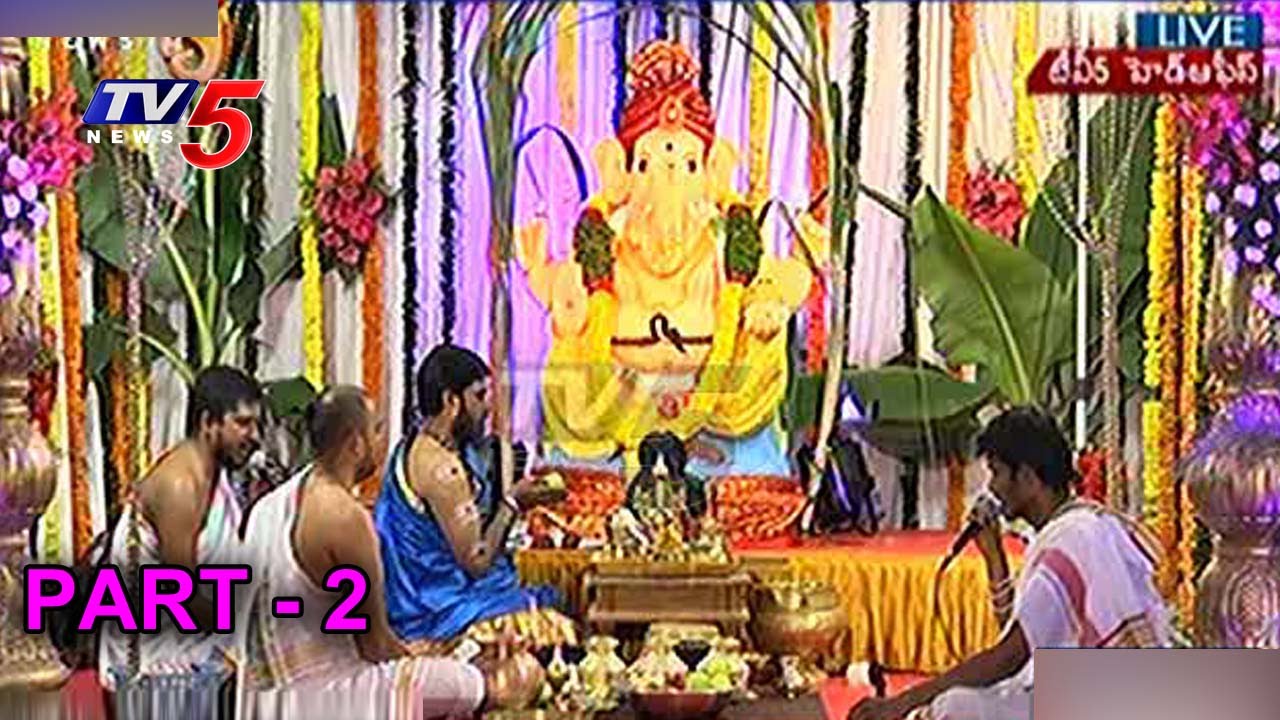 Ganesh Chaturthi 2016 - Ganesh Puja At TV5 Office | Part #2 | Telugu News | TV5 News