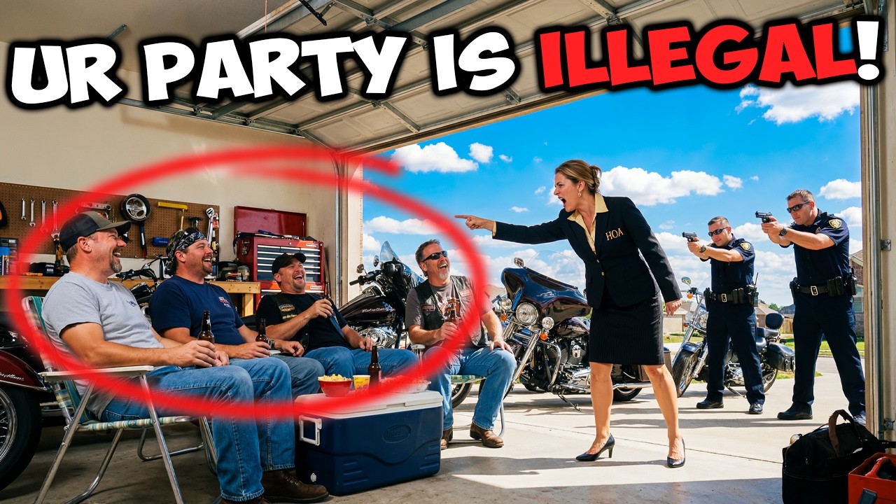 HOA Called 911 On My Garage Party & “BANS GUNS”.. Unaware We’re Off-Duty Police!