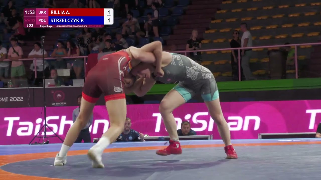 Repechage WW - 55 kg: A. RILLIA (UKR) v. P. STRZELCZYK (POL)