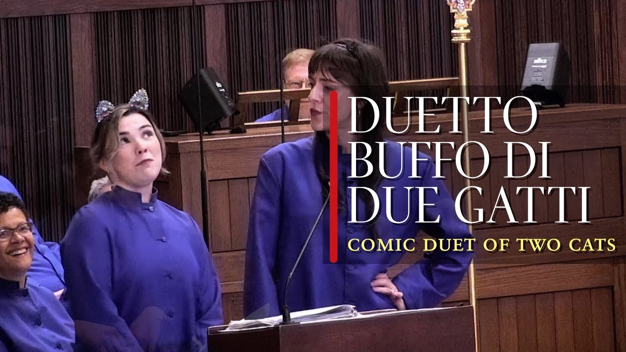 Duetto buffo di due gatti—Comic Duet of Two Cats, att. Giacchino Rossini