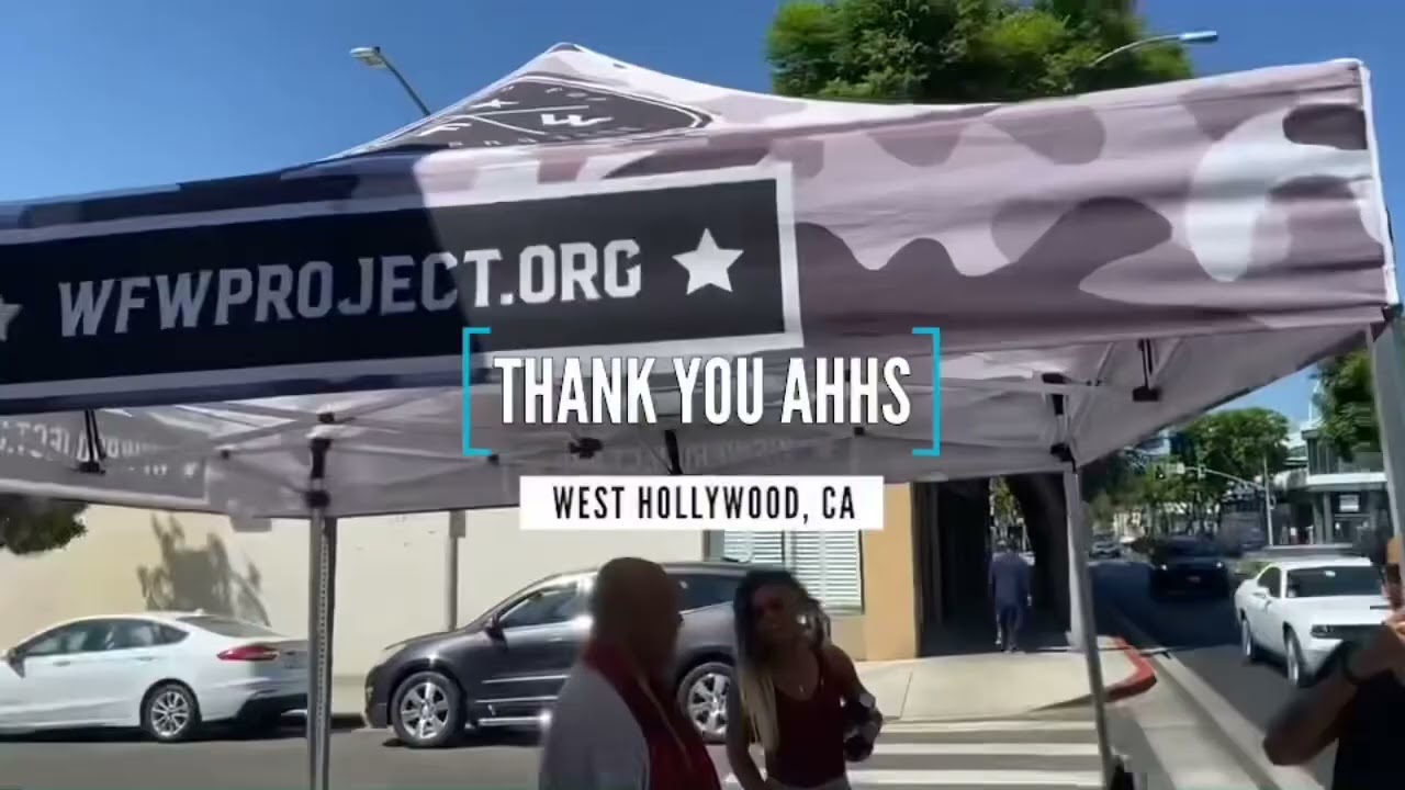 WFW SUPPLY DROP AT AHHS IN WEST HOLLYWOOD, CA