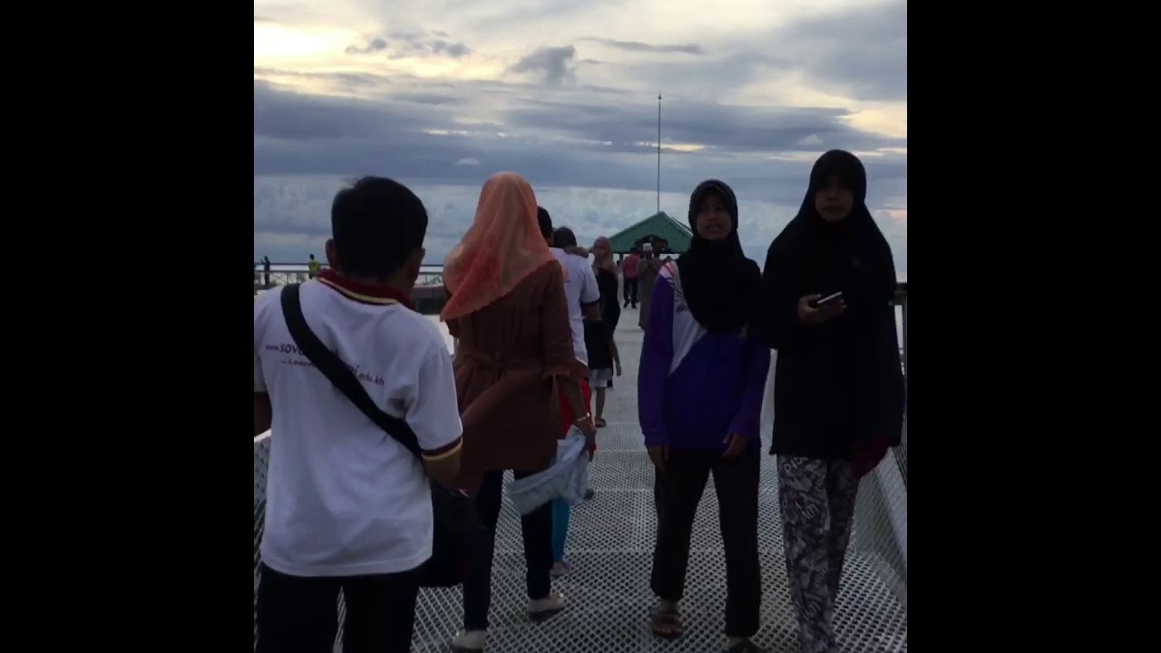 Skywalk in Pattani province. [Explore Pattani], Thailand.