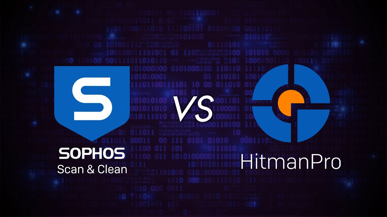 HitmanPro vs Sophos Scan & Clean