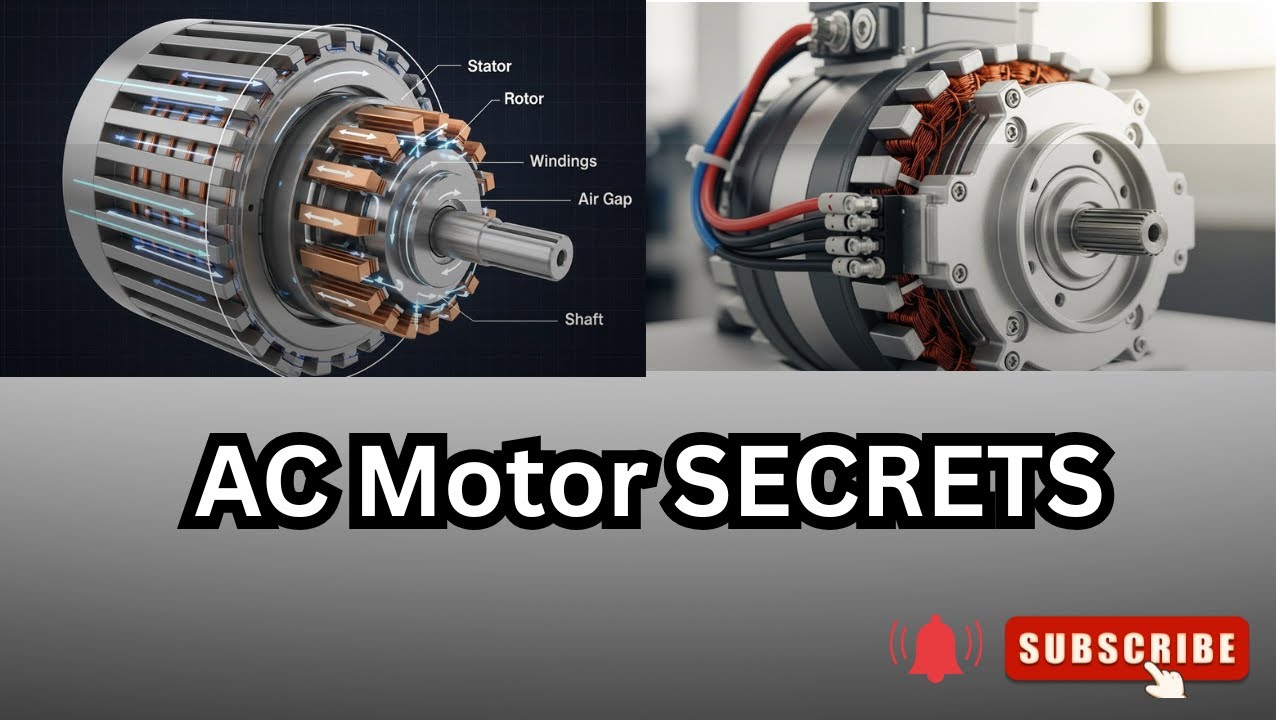 Electric Motor Basics | Top Facts on How AC Induction Works | Tech Explained Story