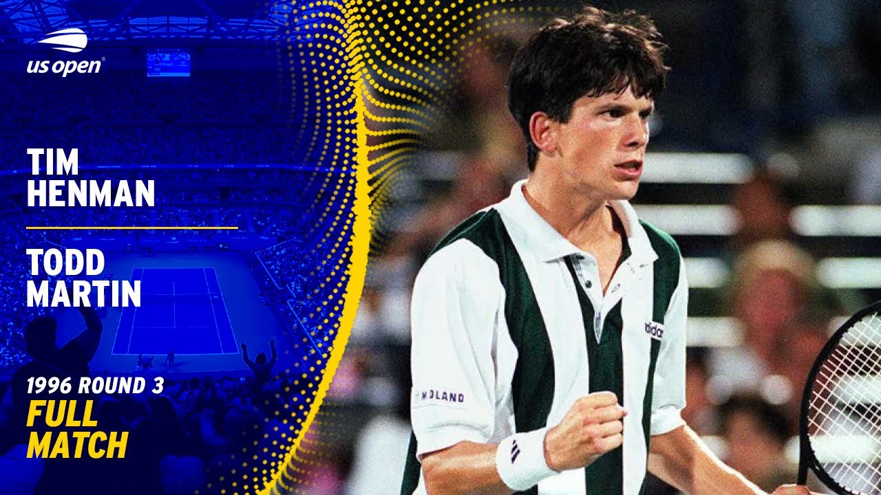 Tim Henman vs. Todd Martin Full Match | 1996 US Open Round 3