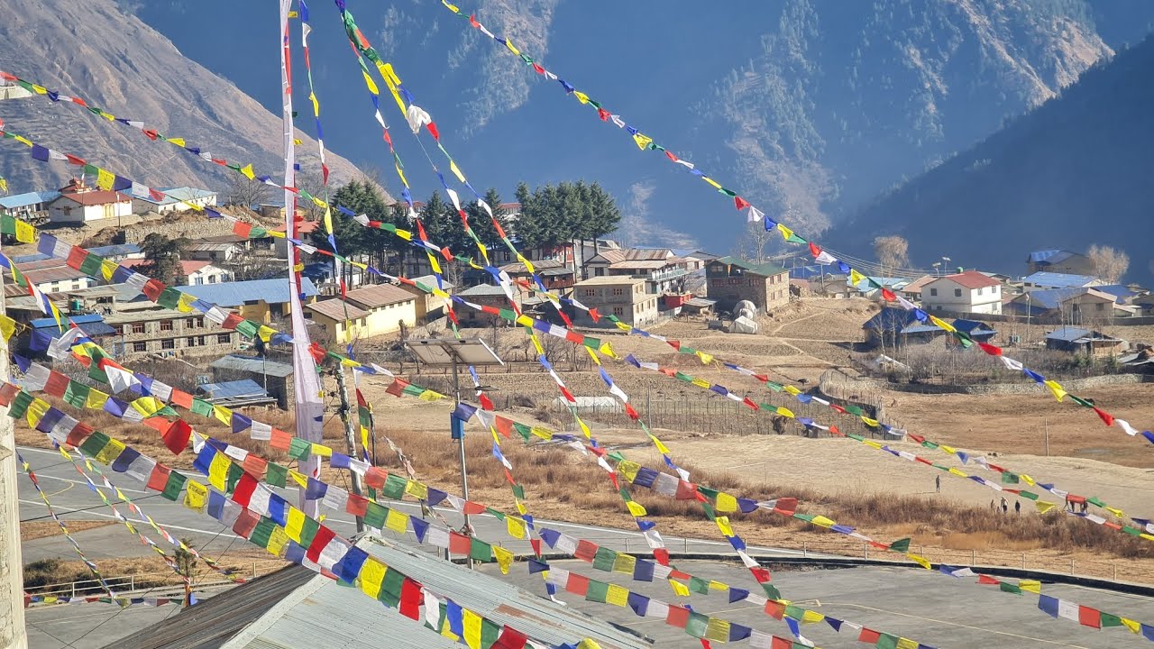 Simkot Humla|Losar vacation 2025 last month. Skating and football at there.@kunchokkyapneylama