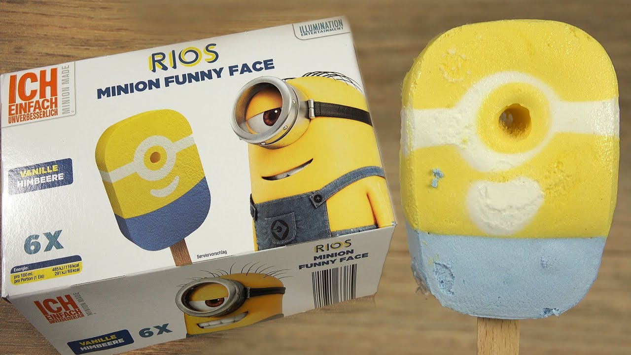 Minion Funny Face Eis