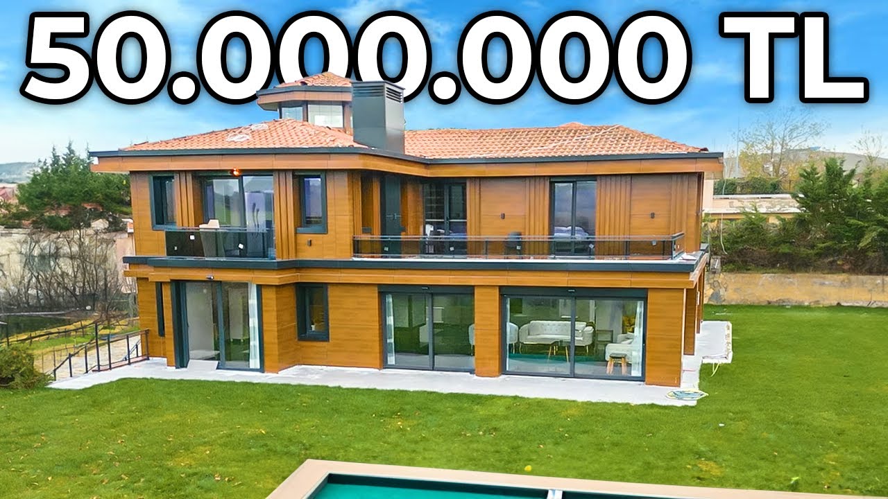 İstanbul’da 50 Milyon Tl Değerinde 2 Katlı Müstakil Villa