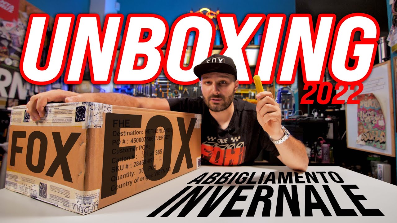 UNBOXING ABBIGLIAMENTO INVERNALE MTB - FOX 2022