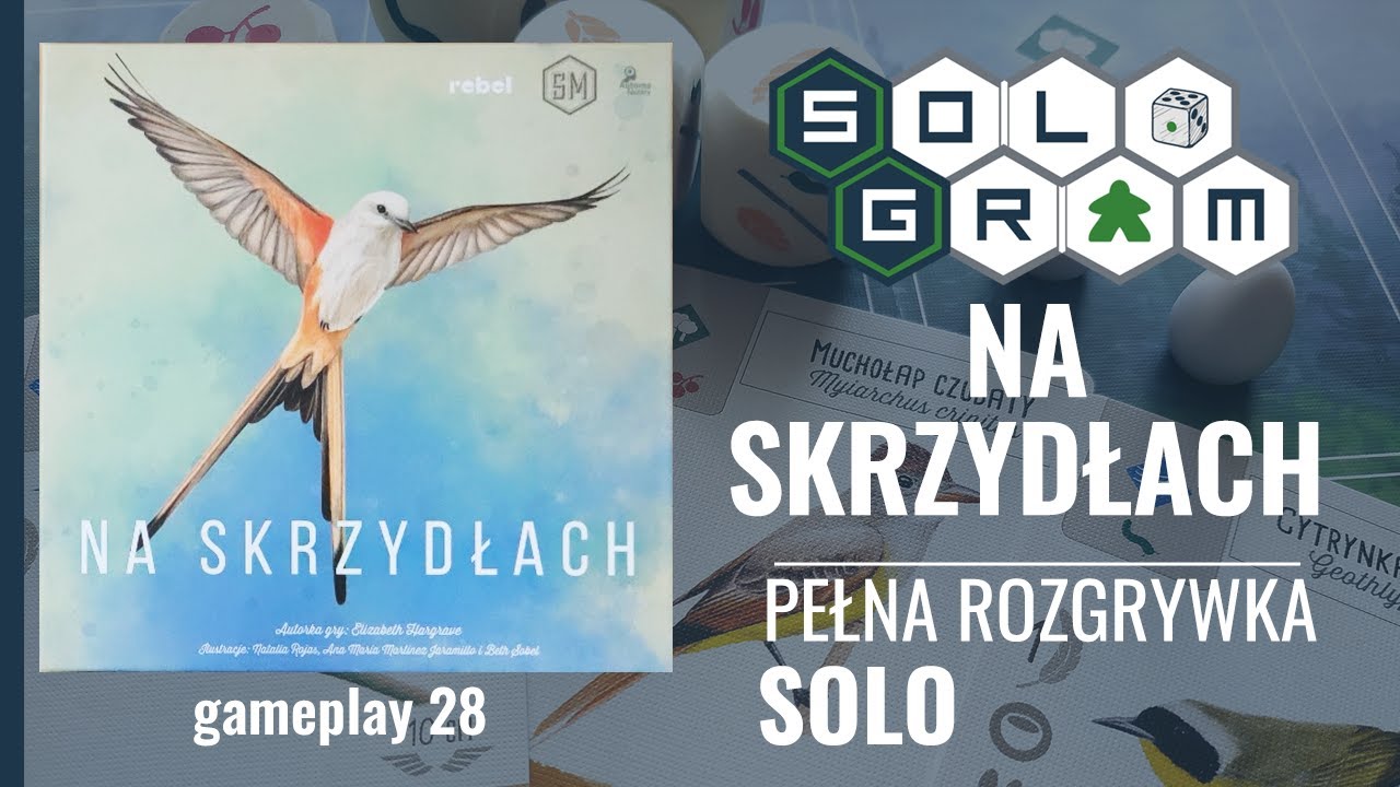 Na skrzydłach | + dodatek: Ptaki Europy | pełna rozgrywka solo | zasady gry | gameplay 28