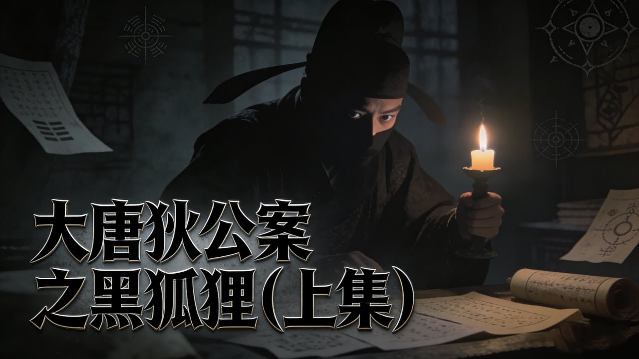 聽老郭說書：大唐狄公案之黑狐狸上 大唐狄公案《黑狐狸案》，感謝郭老師的包容，本作品由AI生成，僅供個人娛樂使用，如有侵權，隨時告知刪除！#郭德綱單口#連環畫#狄仁傑 #黑狐狸案 #大唐狄公案