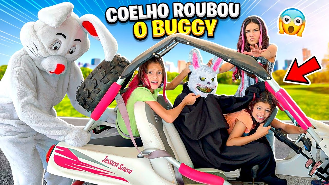 APARECEU DOIS COELHO MALVADÃO E TENTOU LEVAR O BUGGY DA JÉSSICA *foi assustador (JESSICA E FAMILIA)