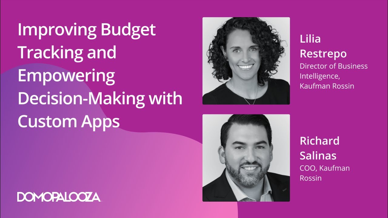 Improving Budget Tracking and Empowering Decision-Making with Custom Apps | Domopalooza 2025