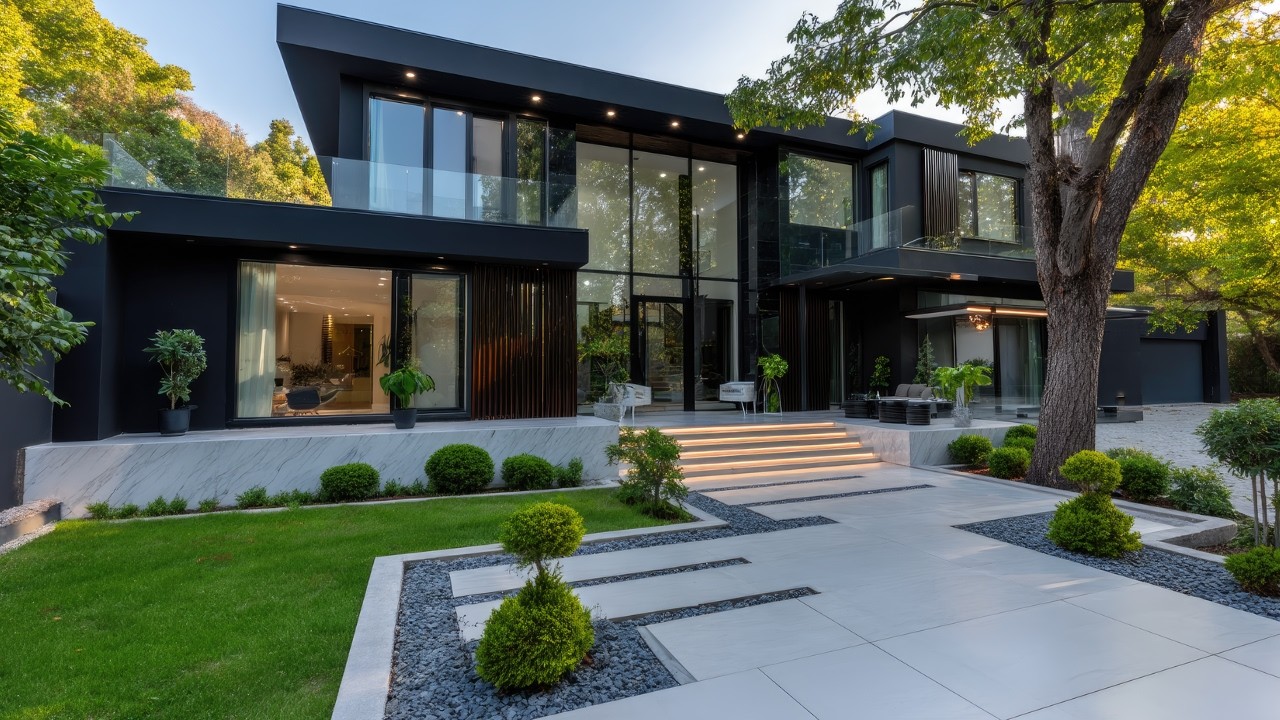 Elegant Black Modern Home Tour 2026 | Bold Luxury Design & Contemporary Living