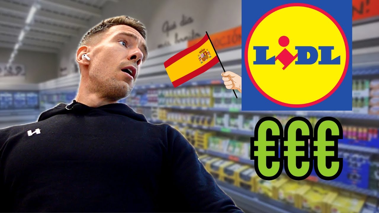 Kompletný nákup potravín v Lidl (Marbella)