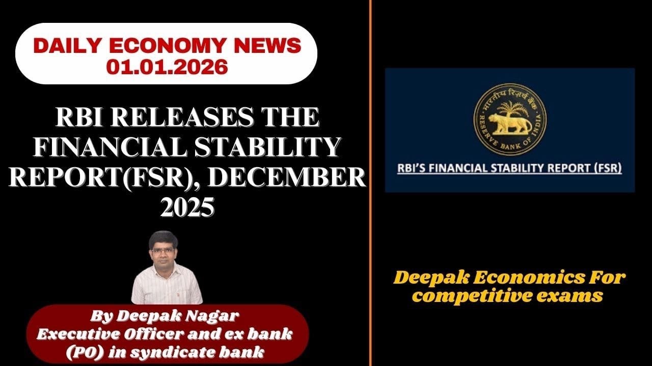 RBI Releases Financial Stability Report (FSR) December 2025