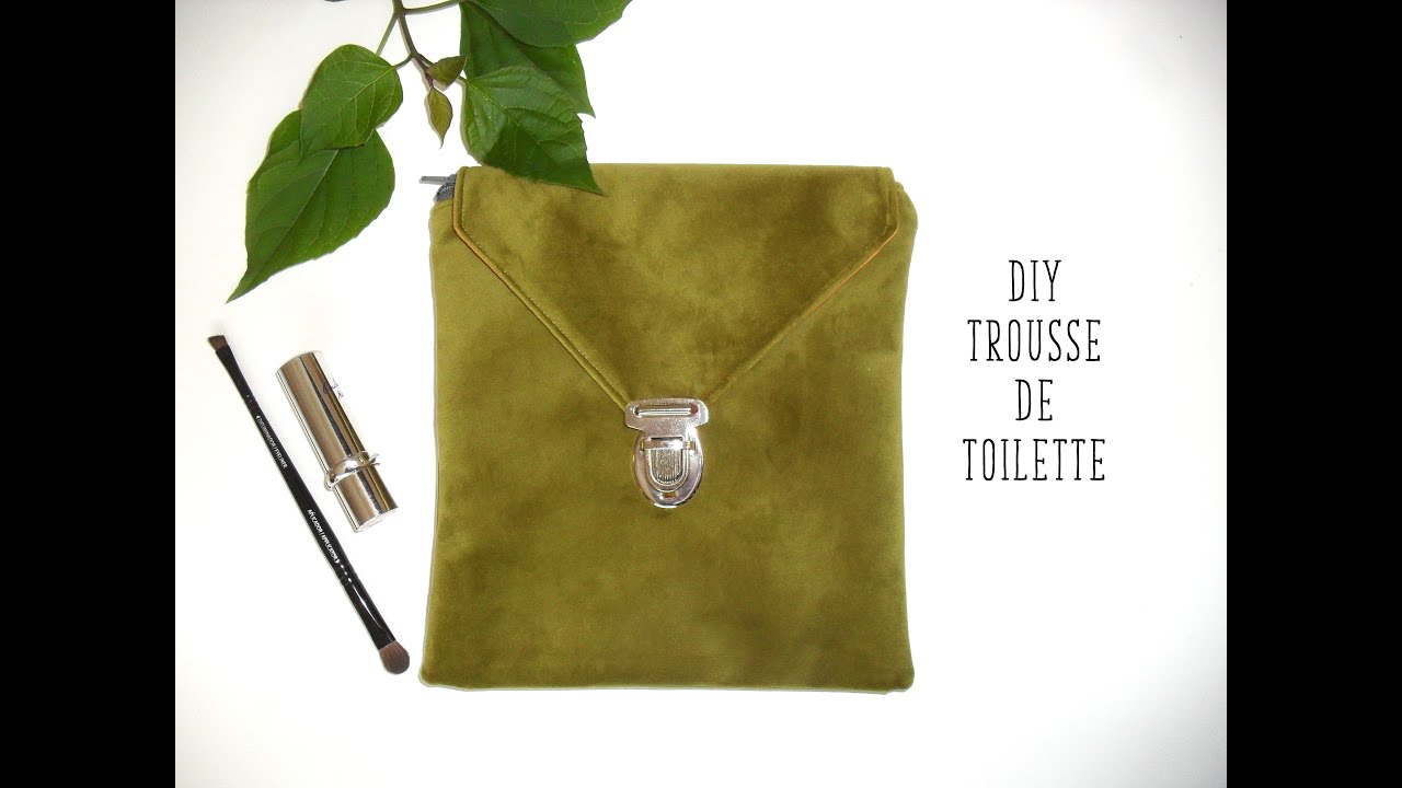 Coudre une trousse de toilette dépliable