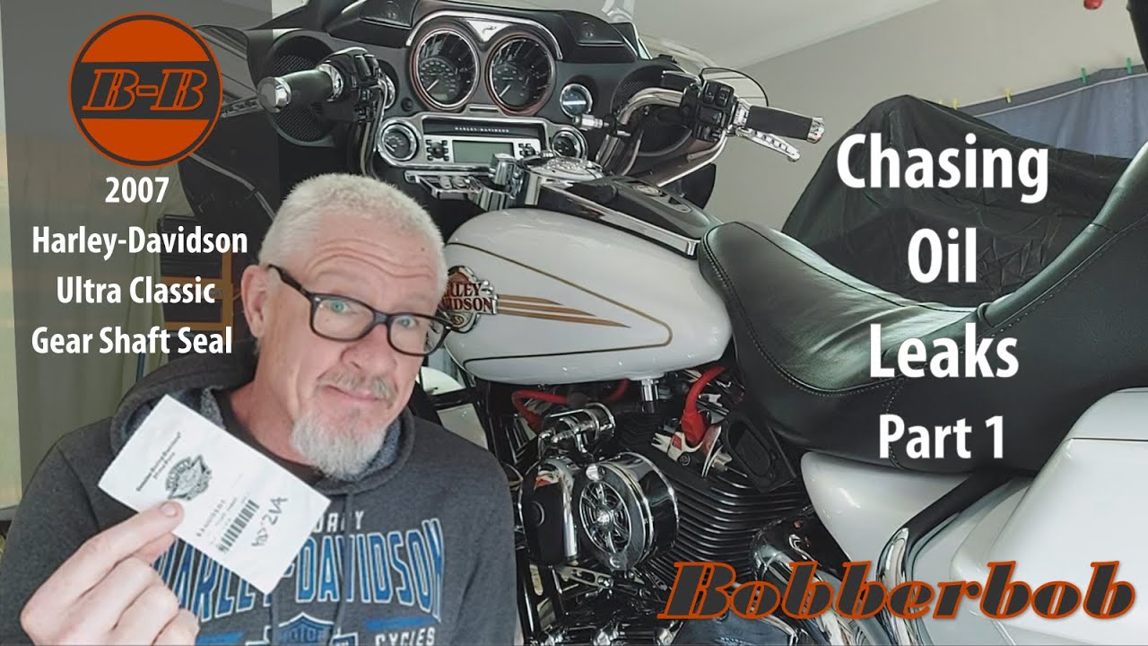 Chasing Oil Leaks!  2007 Harley-Davidson Ultra Classic Gear Shaft Seal Replacement