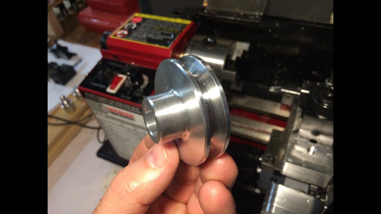 Harbor Freight 7x10 Mini Lathe CNC Conversion: Machining a Part