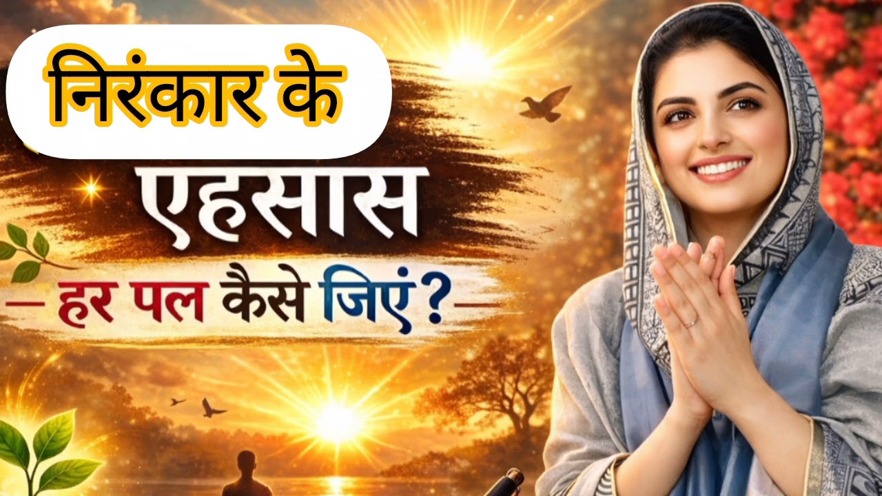 Nirankari Vichar|| निरंकार के एहसास में हर पल कैसे जीएं? सच्ची खुशी और आत्मिक शांति का रहस्य