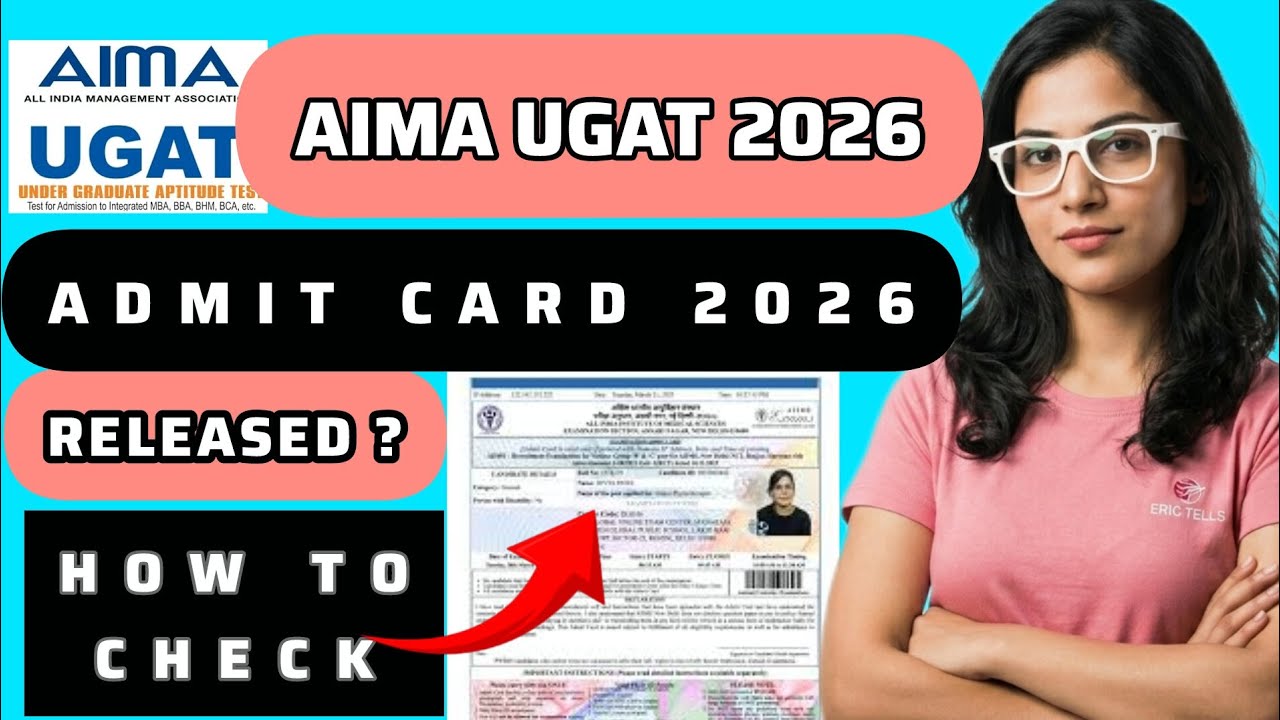 aima ugat admit card 2026 | undergraduate aptitude test admit card 2026