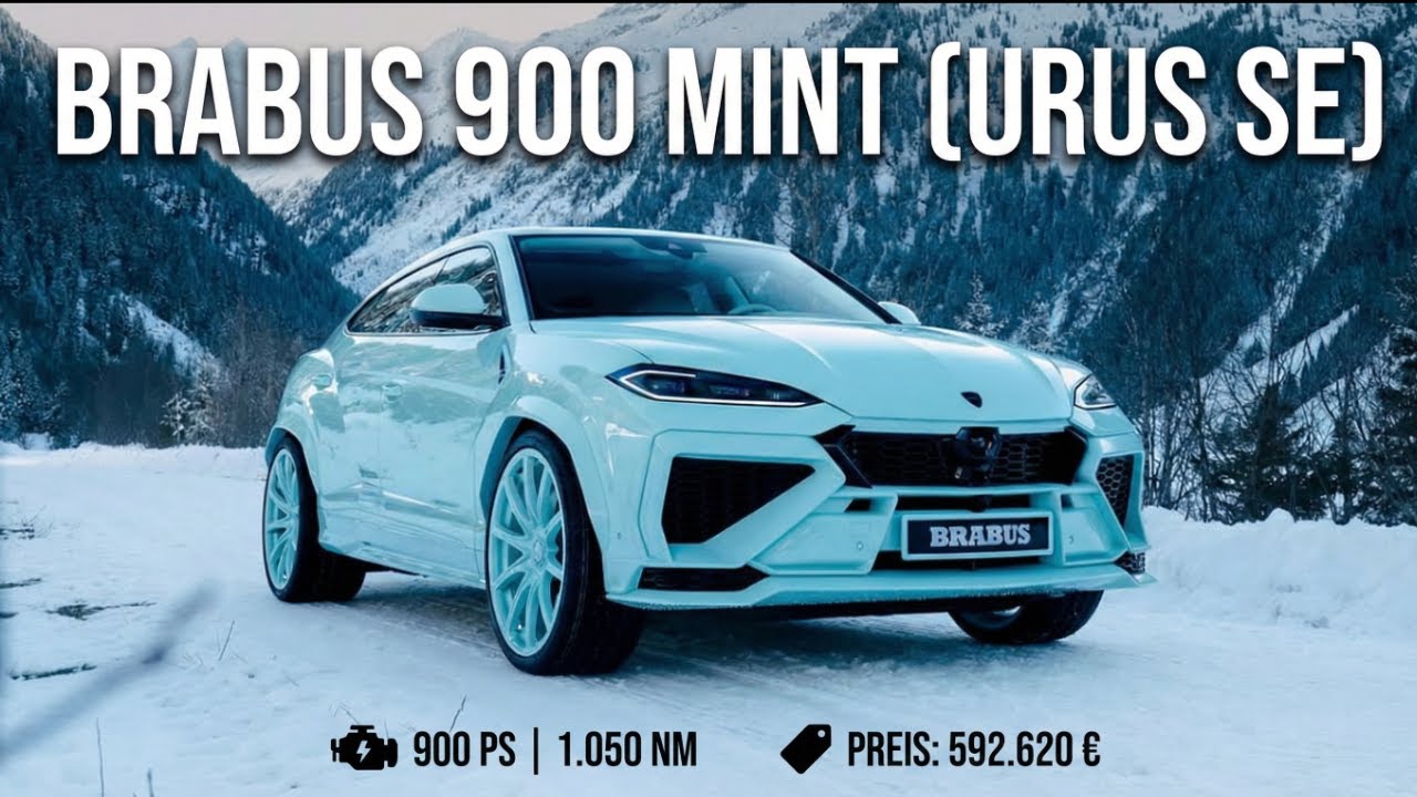 Brabus 900 Mint: Luxus trifft Leistung im Lamborghini SUV