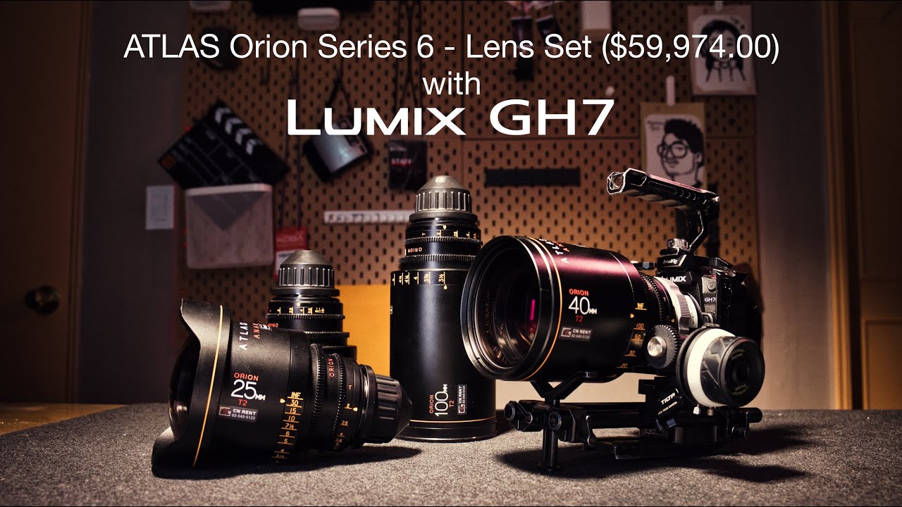 미러리스에 8천만원이 넘는 영화용 아나모픽렌즈를 사용하면? / Lumix GH7