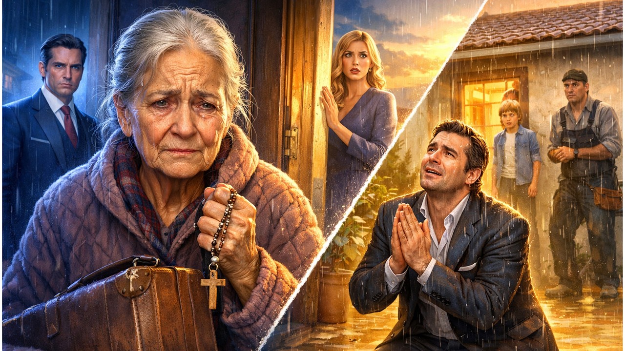 Echó a su anciana madre a la calle bajo la lluvia. Años después, lo que descubrió lo hizo llorar.